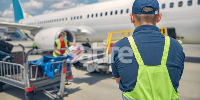 NEW YORK, NY - A baggage handler at New York's John F. Kennedy Airport surprised his colleagues after he took a different approach to loading luggage onto his most recent plane.