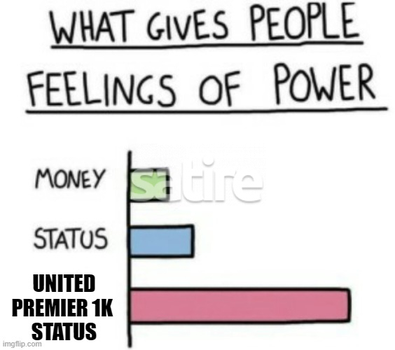 United 1k status meme - travel meme
