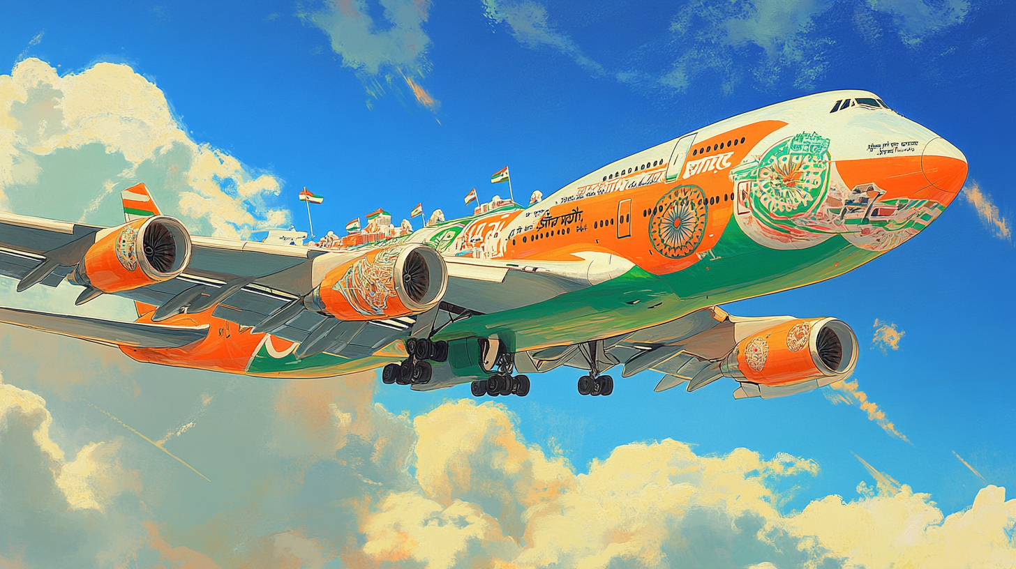 Image for The Skies Are Orange, White, and Green—and So Is Your In-Flight Meal