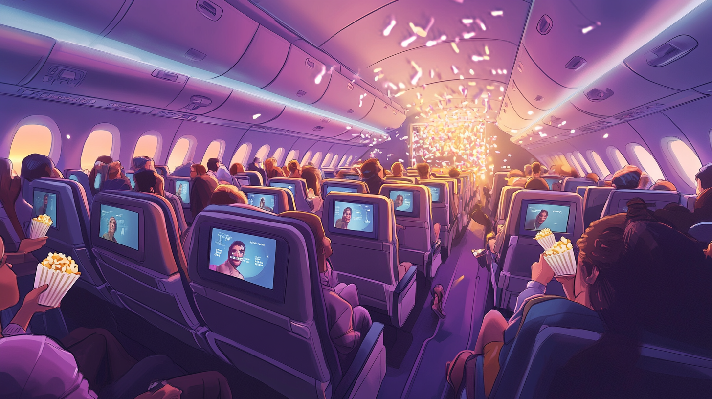 Image for A New Era of Entertainment at 30,000 Feet: Move Over, Hollywood!