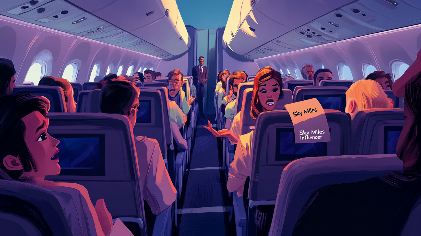 Image for A Boost to SkyMiles and Social Connectivity: Fame at 35,000 Feet