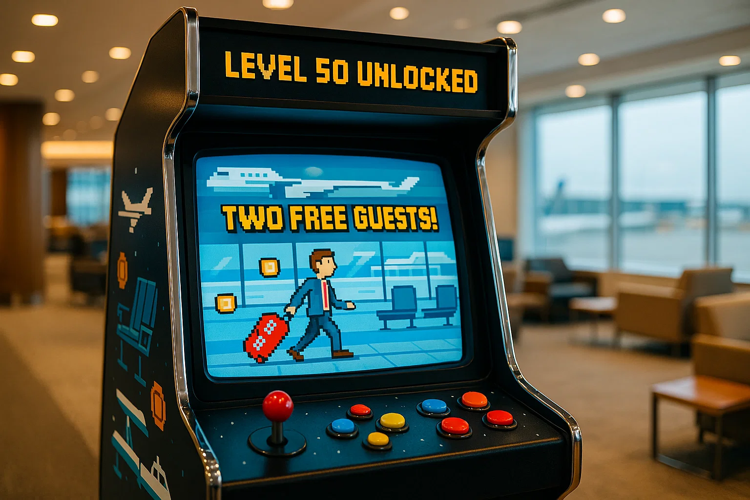 a video game machine with a cartoon character on the screen