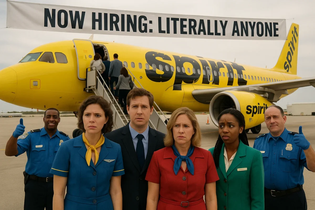 a group of people standing in front of a plane