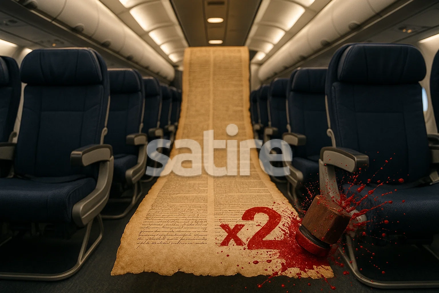 a large piece of paper with a roller coaster and red ink on it