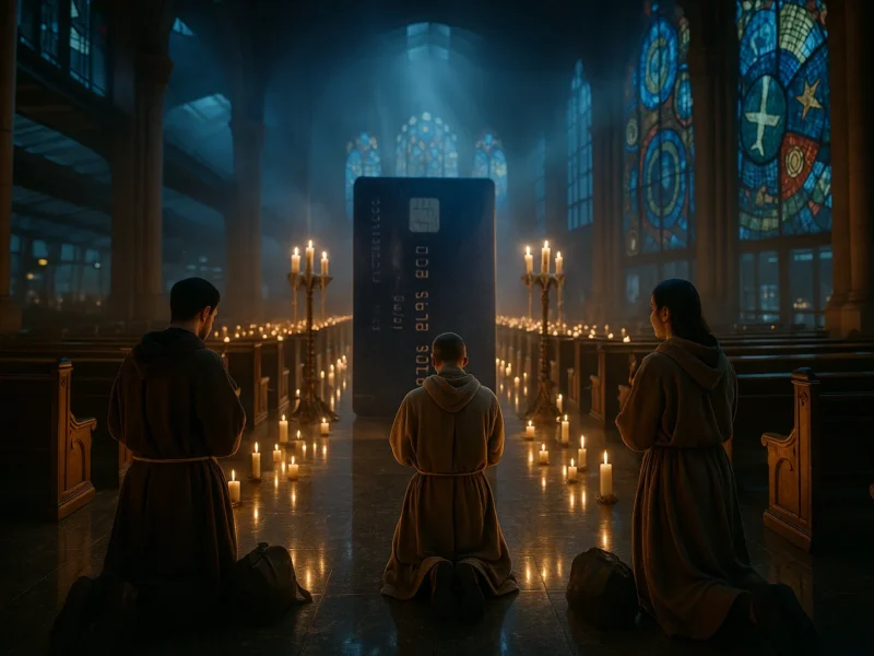 a group of people in a church