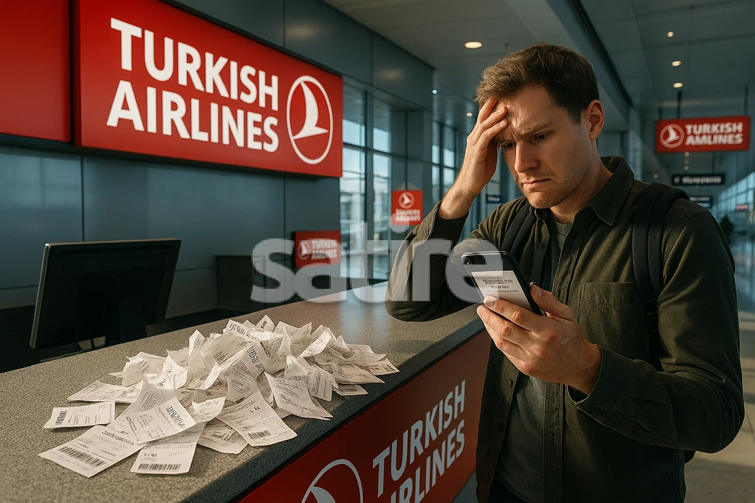 a man looking at a phone